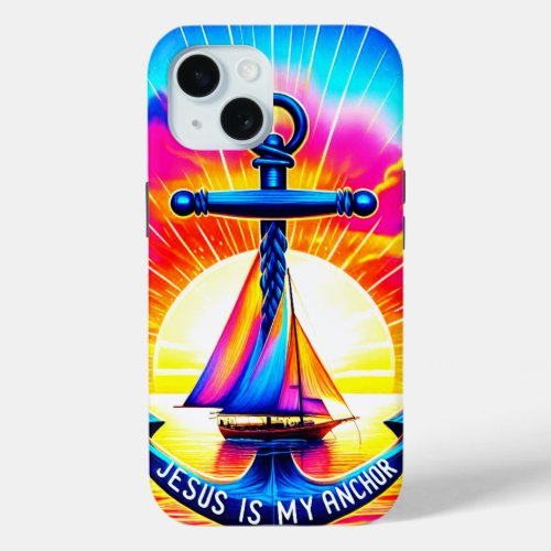 Faith_Fused Protection Jesus is My Anchor Case