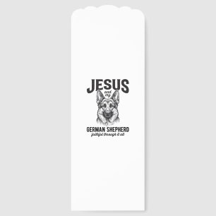 Faith German Shepherd Shirt for Christian Dog Love Bookmarks