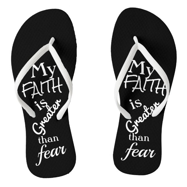 Faith Gifts Collection -Pair of Flip Flops (Footbed)