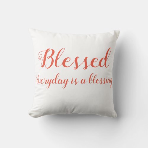 Faith Gifts Collection Throw Pillow
