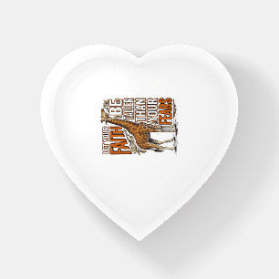 Faith Giraffe Vintage Inspirational Shirt Design_1 Paperweight