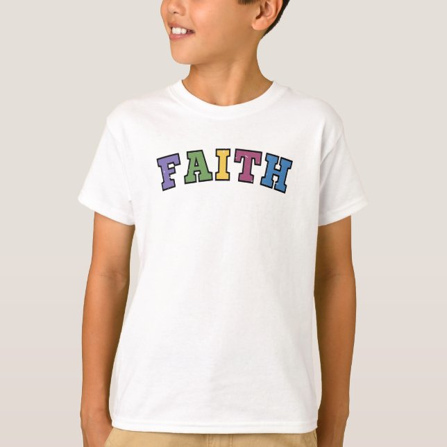 Faith Good Friday Easter T-Shirt (Front)