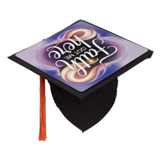 Faith Got Me Here Graduation Cap Topper