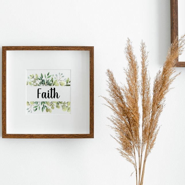 Faith greenery 1 cor 13 wedding  poster (Creator Uploaded)