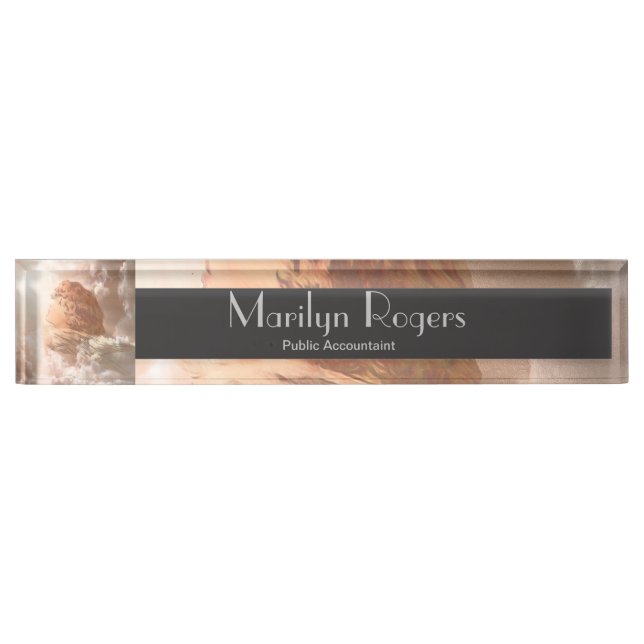 Faith Guardian Angel Name Plate (Front)