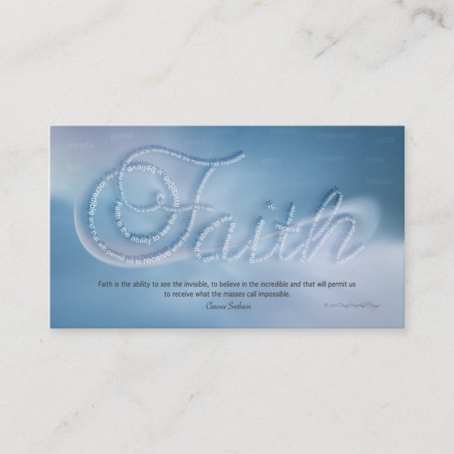 Faith Handout Card (Front)