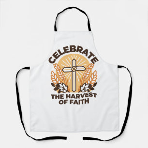 Faith Harvest Celebration – Inspirational Art Apron
