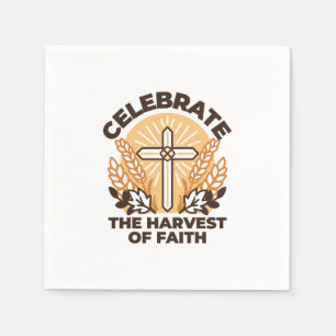 Faith Harvest Celebration – Inspirational Art Napkins