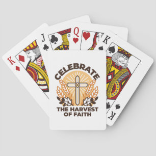 Faith Harvest Celebration – Inspirational Art Poker Cards
