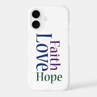 Faith, Hope and Love: 1 Corinthians 13:13 IPhone C 17 Case