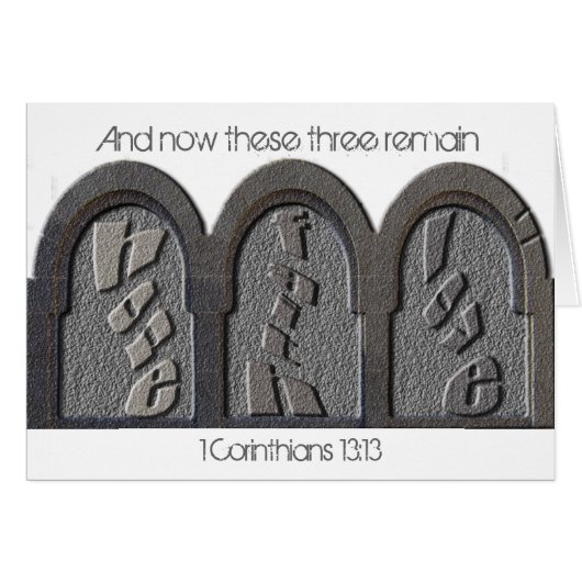 Faith Hope and Love Cards (Front Horizontal)