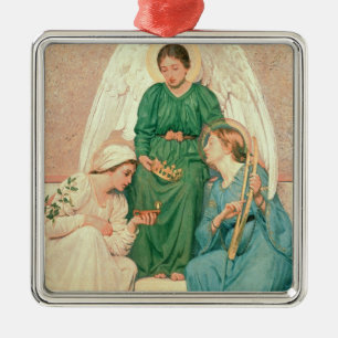 Faith, Hope and Love Metal Ornament