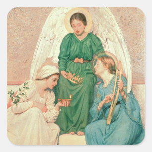 Faith, Hope and Love Square Sticker
