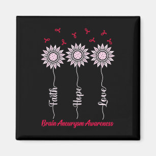 Faith Hope Brain Aneurysm Awareness Month Support Magnet
