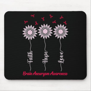 Faith Hope Brain Aneurysm Awareness Month Support Mouse Pad