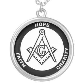 Faith Hope Charity Silver Plated Necklace by KUNGFUJOE at Zazzle
