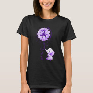 Faith Hope Fight Love Elephant Epilepsy Awareness  T-Shirt