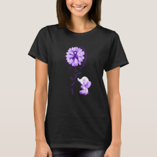 Faith Hope Fight Love Elephant Epilepsy Awareness  T-Shirt
