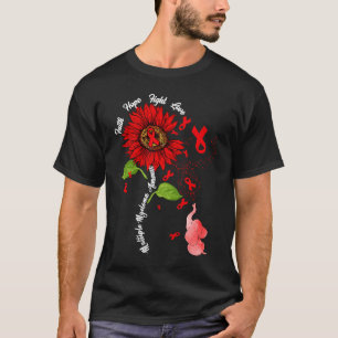 Faith Hope Fight Love Elephant Multiple Myeloma Aw T-Shirt