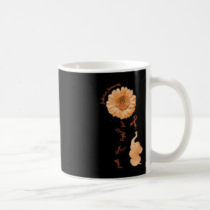 Faith Hope Fight Love Elephant Sunflower Leukemia  Coffee Mug