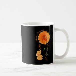 Faith Hope Fight Love Elephant Sunflower Leukemia Coffee Mug