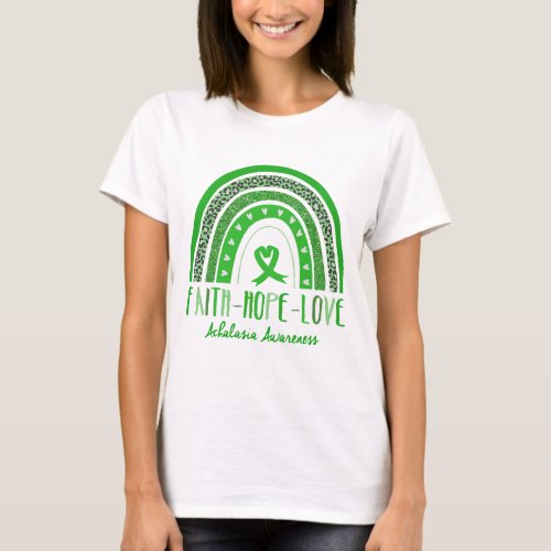 Faith Hope Love Achalasia Awareness T_Shirt