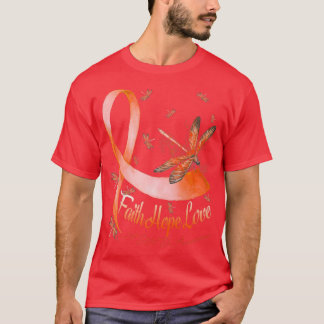 Faith Hope Love ADHD Awareness Dragonfly Premium  T-Shirt