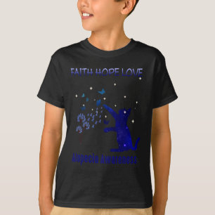 Faith Hope Love Alopecia Awareness  T-Shirt