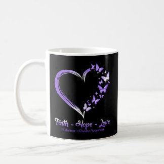 Faith Hope Love Alzheimer s Disease Heart Butterfl Coffee Mug