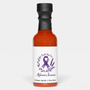 Faith Hope Love Alzheimer's Awareness Dragonfly (1 Hot Sauces