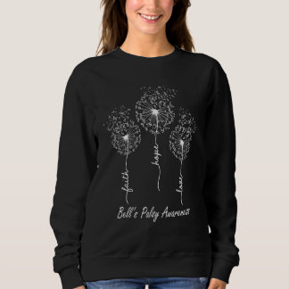 Faith Hope Love Bellu2019s Palsy Awareness Sweatshirt