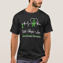 Faith Hope Love Bipolar Disorder Awareness Christi T-Shirt