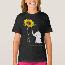 Faith Hope Love Brain Cancer Awareness T-Shirt