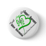 Faith Hope Love Butterfly - Kidney Disease Button