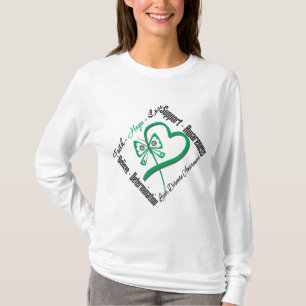Faith Hope Love Butterfly - Liver Disease T-Shirt