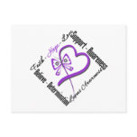 Faith Hope Love Butterfly - Lupus Awareness Postcard