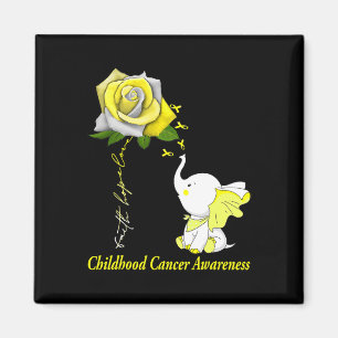 Faith Hope Love Childhood Cancer Awareness Magnet