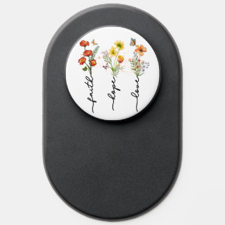 Faith Hope Love Christian Inspirational PopSocket
