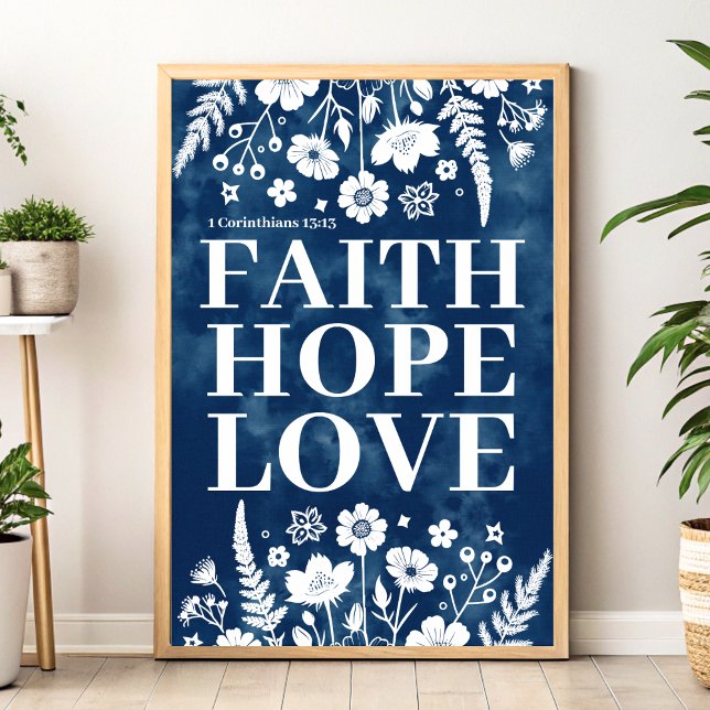 Faith, Hope, Love Christian Wall Art Print (Creator Uploaded)