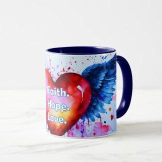 Faith. Hope. Love. coffee mug