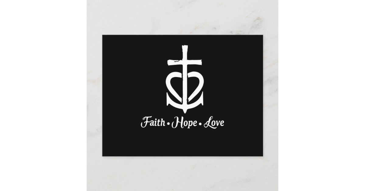 faith hope love anchor cross heart tattoo