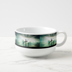 Faith Hope Love Cross Believe Destiny's Destiny Soup Mug