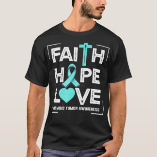 Faith Hope Love Desmoid Tumor Awareness T-Shirt