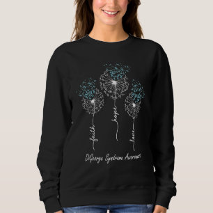 Faith Hope Love DiGeorge Syndrome Awareness Sweatshirt