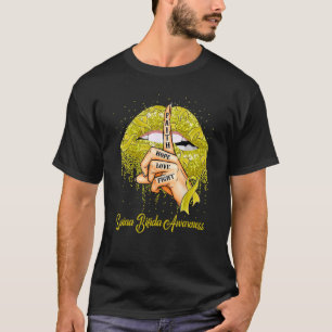 Faith Hope Love Fight Yellow Ribbon Spina Bifida A T-Shirt