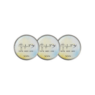 Faith Hope Love Golf Ball Marker