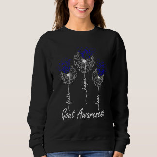 Faith Hope Love Gout Awareness Sweatshirt