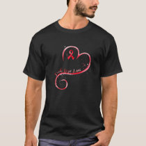 Faith Hope Love Heart Disease Awareness Warrior He T-Shirt