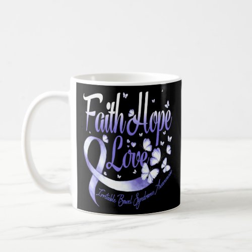 Faith Hope Love Irritable Bowel Syndrome Awareness Coffee Mug