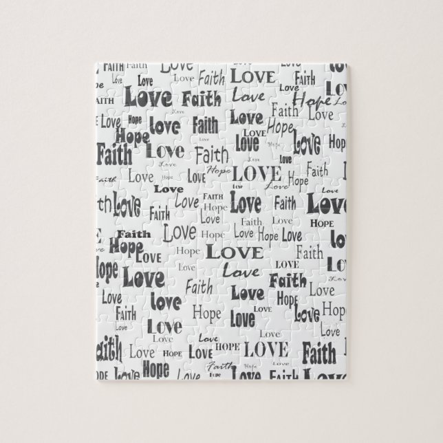 Faith Hope Love Jigsaw Puzzle (Vertical)